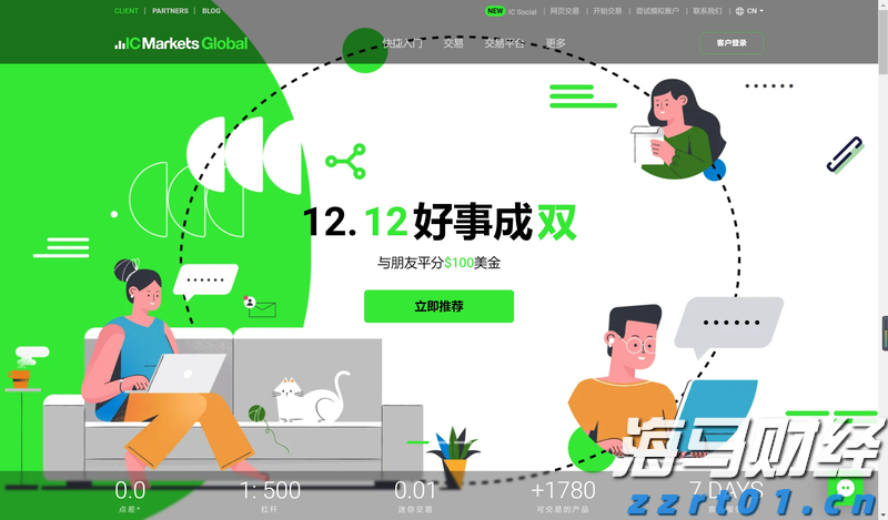 IC MARKETS标准账户开户门槛是多少