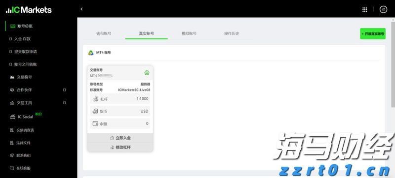 IC MARKETS账户余额为零会被关闭吗