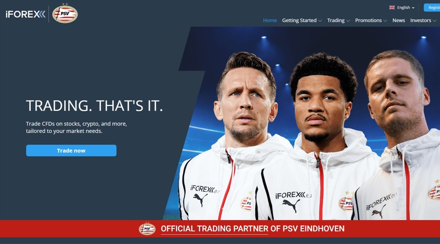 iFOREX 在夺冠后续签 PSV 埃因霍温合作伙伴关系